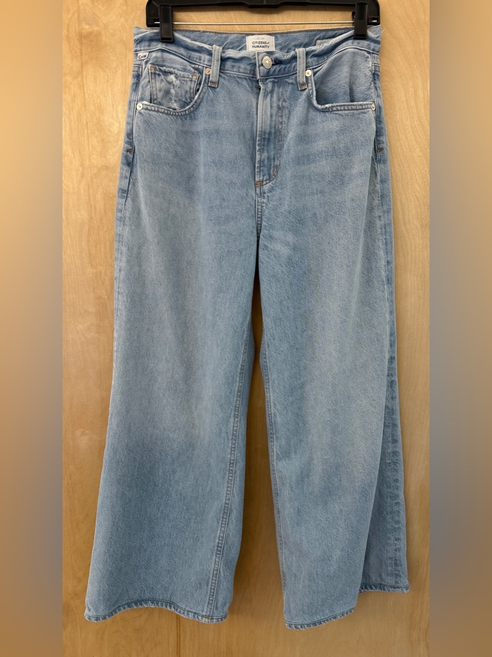Citizens of Humanity Paloma Baggy Wide Leg Jeans in Siesta Crop - Size 26 - Picture 7 of 16